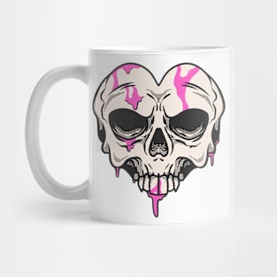 skeleton valentine, heart Mug